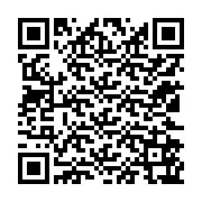 QR код за телефонен номер +12122567086