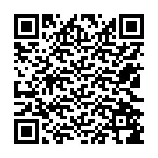 Código QR para número de teléfono +12122586727