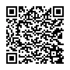 Código QR para número de telefone +12122587526