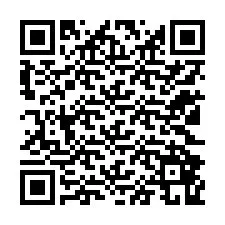 QR код за телефонен номер +12122869636