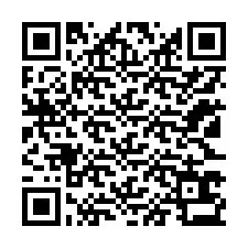 QR-koodi puhelinnumerolle +12123633425