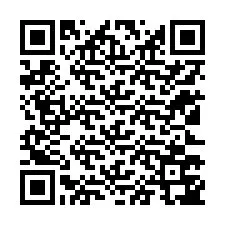 Código QR para número de teléfono +12123747342