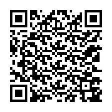 Kode QR untuk nomor Telepon +12123747343