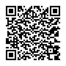 Código QR para número de teléfono +12123808403