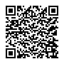 Código QR para número de telefone +12124067348