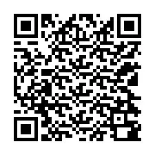 QR-koodi puhelinnumerolle +12124380134