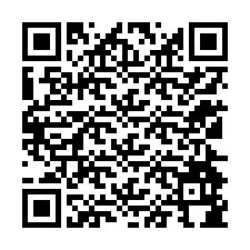 QR-код для номера телефона +12124984756