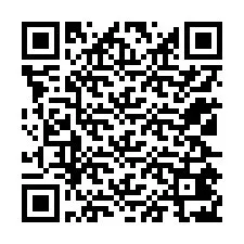 Código QR para número de teléfono +12125427073