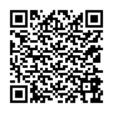 QR-код для номера телефона +12125866842