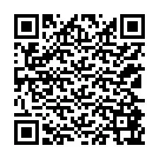 Código QR para número de teléfono +12125867264