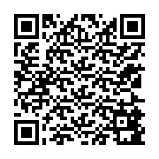 QR-koodi puhelinnumerolle +12125881406