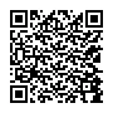 QR-код для номера телефона +12125884336