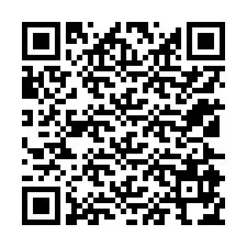 Código QR para número de teléfono +12125974543