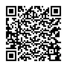 Código QR para número de teléfono +12125980522