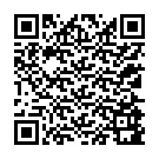 Código QR para número de teléfono +12125981348