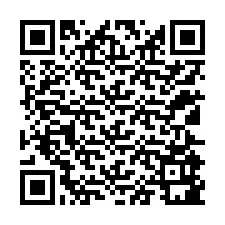 Código QR para número de telefone +12125981350