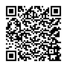 QR-koodi puhelinnumerolle +12125981879