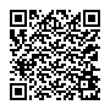 QR-koodi puhelinnumerolle +12126421358