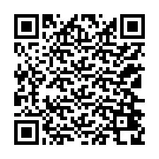 Código QR para número de teléfono +12126428274