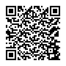 QR-код для номера телефона +12136843371