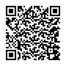 QR-koodi puhelinnumerolle +12142042856