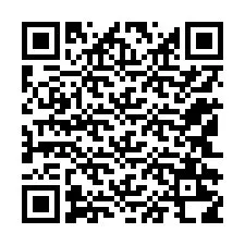 QR-koodi puhelinnumerolle +12142218573