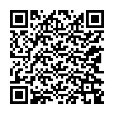 QR-koodi puhelinnumerolle +12142349268