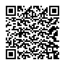 QR-koodi puhelinnumerolle +12142349325