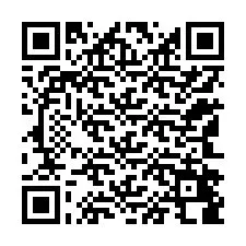 Código QR para número de teléfono +12142488444