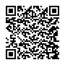 Código QR para número de teléfono +12142587356