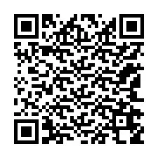 QR Code สำหรับหมายเลขโทรศัพท์ +12142658185