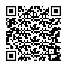 Código QR para número de teléfono +12142683455