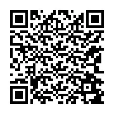 Código QR para número de telefone +12142687702