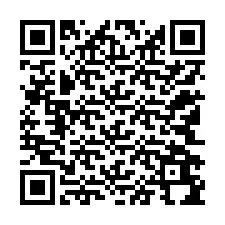 Código QR para número de teléfono +12142694338