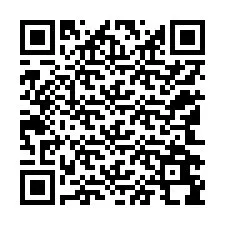 Código QR para número de teléfono +12142698348