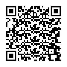 QR-koodi puhelinnumerolle +12142698742