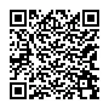 Código QR para número de teléfono +12142698745