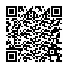 QR-код для номера телефона +12142698754