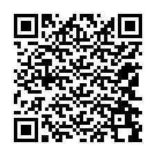 Código QR para número de teléfono +12142698773