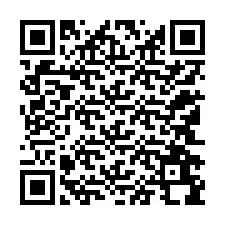 Código QR para número de teléfono +12142698778