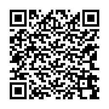 QR-код для номера телефона +12142698802