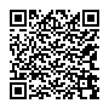 Código QR para número de teléfono +12142698803