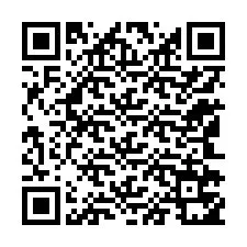 Código QR para número de teléfono +12142751446