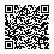 QR-код для номера телефона +12142758943