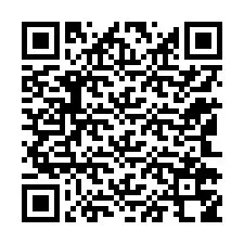 QR-koodi puhelinnumerolle +12142758946