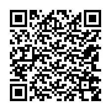 QR-код для номера телефона +12142758947