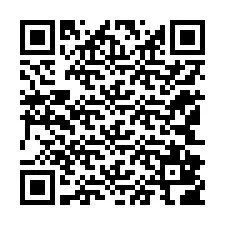 QR-код для номера телефона +12142806532