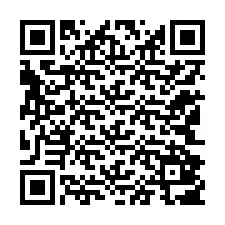 QR kód a telefonszámhoz +12142807636