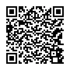 QR-код для номера телефона +12142840875