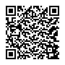 Código QR para número de teléfono +12142843435